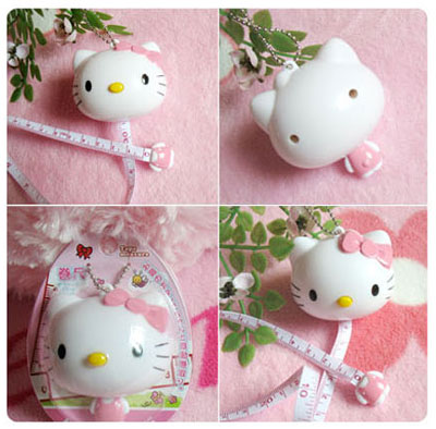 创意设计：实用的 Hello Kitty 卡通迷你卷尺